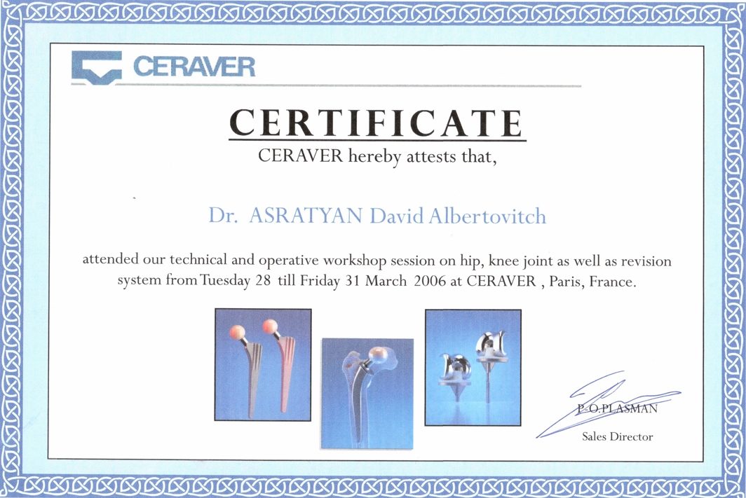 CREAVER Certificate #2