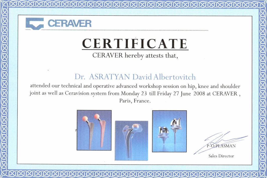 CREAVER Certificate #3